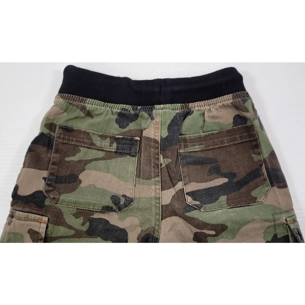 L5) Children Wonder Nation Camo Camouflage Boys Cargo Shorts Medium 8